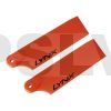 LX60471 300 X Lynx Plastic Tail Blade 47 mm Orange Neon